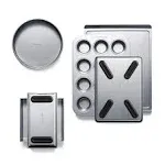 Calphalon Premier 6-Piece Countertop Safe Bakeware Set Grey