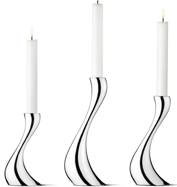 Georg Jensen Cobra Candleholder Set of 3