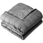 Bare Home 12lb Weighted Blanket, 48"x72", Light Gray