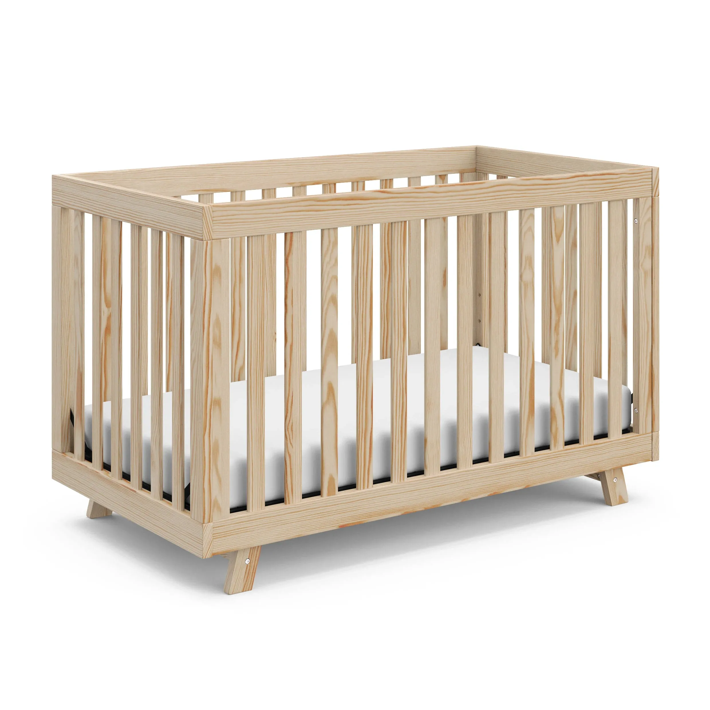 Storkcraft Beckett 3-in-1 Convertible Baby Crib, Natural