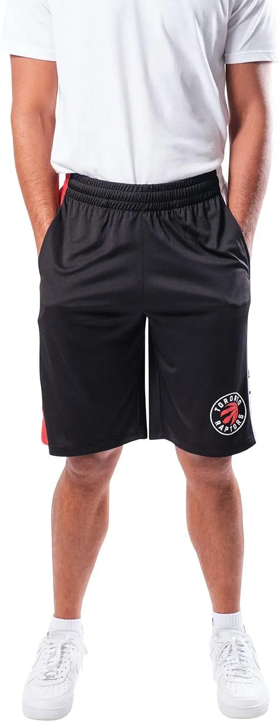 Ultra Game Men's NBA Official Men’s Super Soft Active Workout Basketball Training Shorts