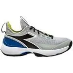 Diadora Men's Finale AG Tennis Shoes, Grey/Navy/Blue, Size 8.5