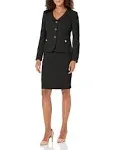 Nipon Boutique 2pc Jacket & Skirt Set - Black - US 6 (S)