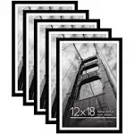 Americanflat 5 Pack of Picture Frames with Mat