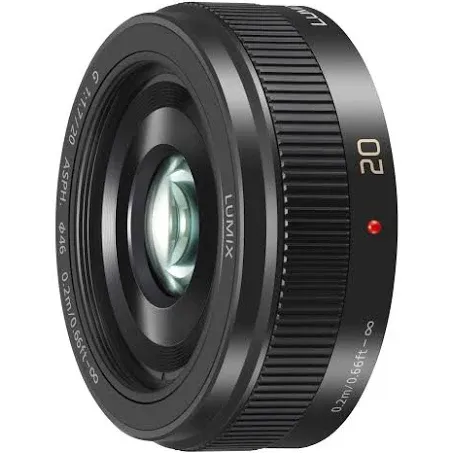 Panasonic - Lumix G 20mm f/1.7 II ASPH. Lens - Black