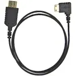 Camera Motion Research UFAR90C30 Thin Right-Angle Mini-HDMI to HDMI Cable (31")