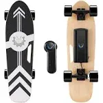 Caroma 350W Electric Skateboards for Adults Teens, 27.5" 7 Layers Maple Electric Longboard with Remote, 12.4 MPH Top Speed, 8 Miles Max Range, 220lbs