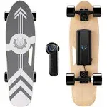 Caroma 350W Electric Skateboards for Adults Teens, 27.5" 7 Layers Maple Electric Longboard with Remote, 12.4 MPH Top Speed, 8 Miles Max Range, 220lbs