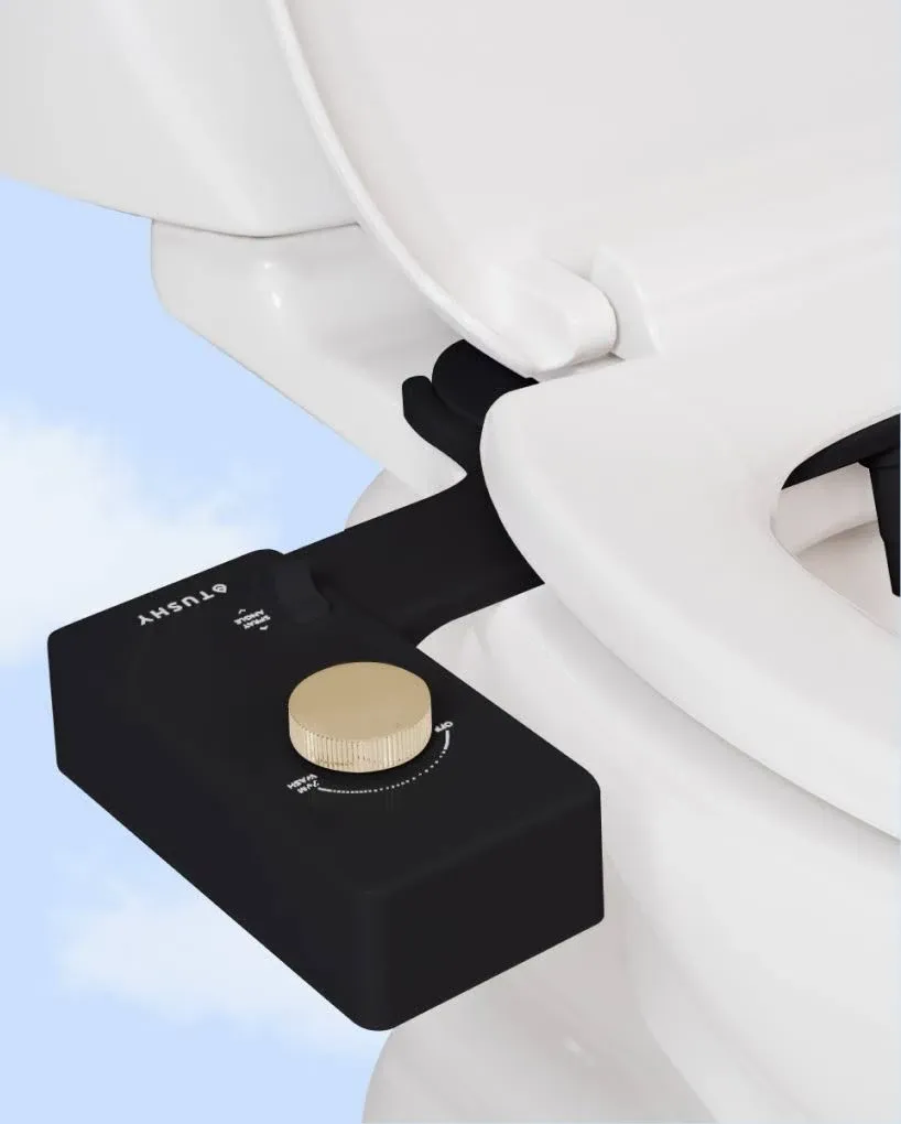 TUSHY Classic Bidet 3.0 Black/Gold