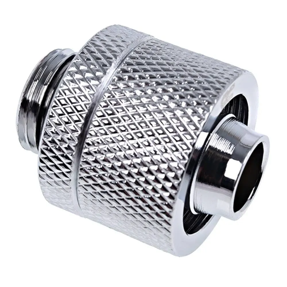 Alphacool 17233 Eiszapfen 16/10mm Compression Fitting G1/4 - Chrome Water Cooling Fittings