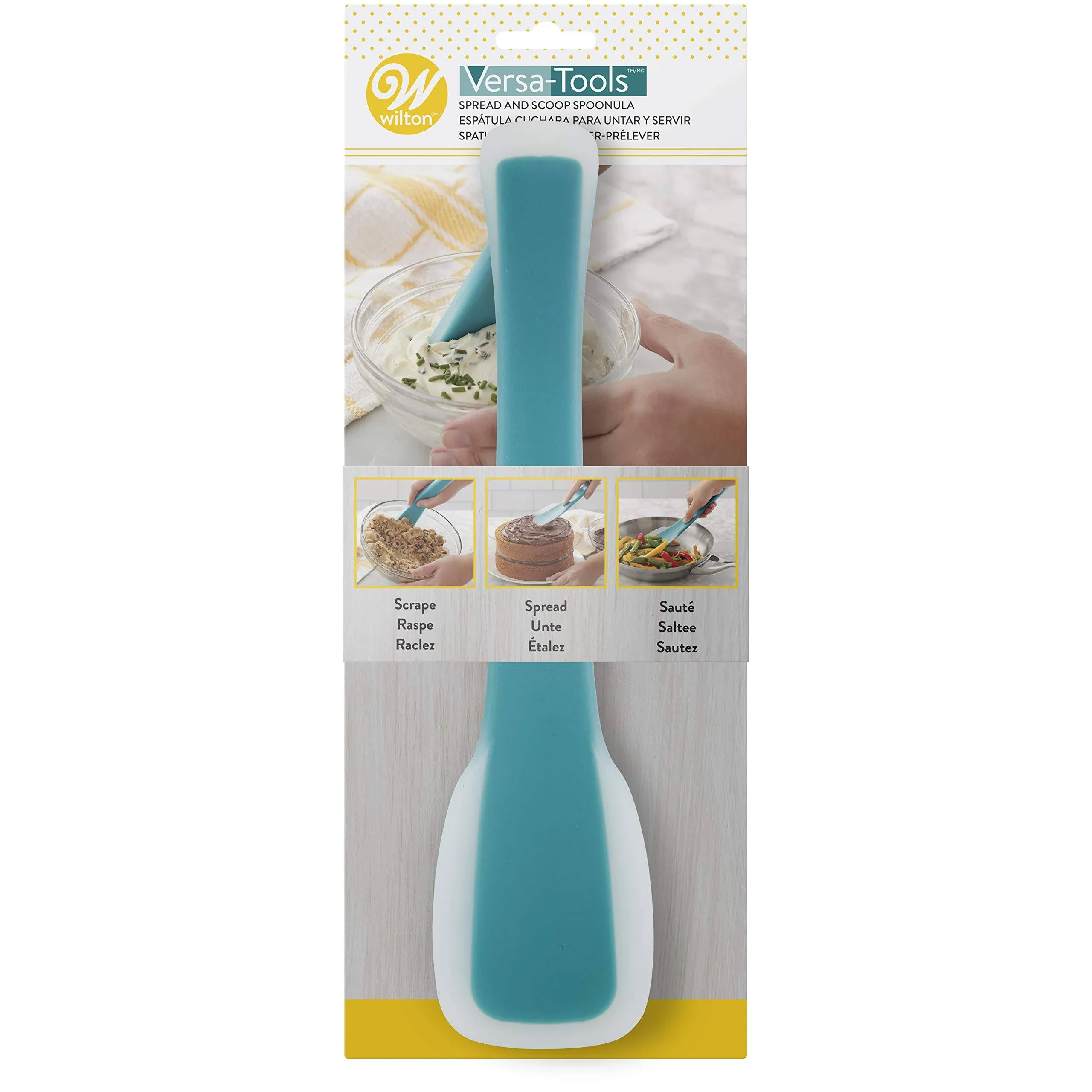 Wilton Versa-Tools Spread and Scoop Spoonula, Nylon