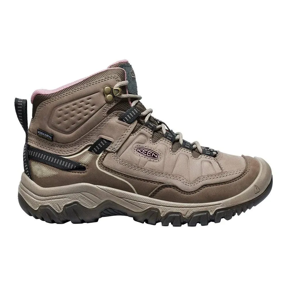 Keen Women's Targhee IV Waterproof Hiking Boot | Brindle/Nostalgia Rose | 10.5