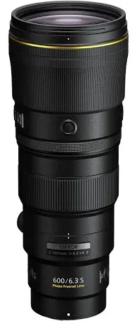 Nikon NIKKOR Z 600mm f/6.3 VR S Lens