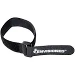 Envisioned Reusable Cinch Straps 1"x12" - 12 Pack Hook and Loop - Plus 2 Free Bonus Reusabl