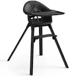 Stokke Clikk High Chair, Midnight - All-in-One High Chair with Tray + Harness - Light, Durable & Travel Friendly - Ergonomic with Adjustable Features - Best for 6-36 Months or Up to 33 lbs