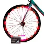 Activ Life Bicycle Tire Lights (1 Wheel, Red) Hot LED Bday Gift Ideas & Presents