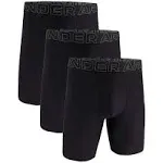 Men's Performance Tech 9" 3-Pack Boxerjock - Gray, Lg, Under Armour