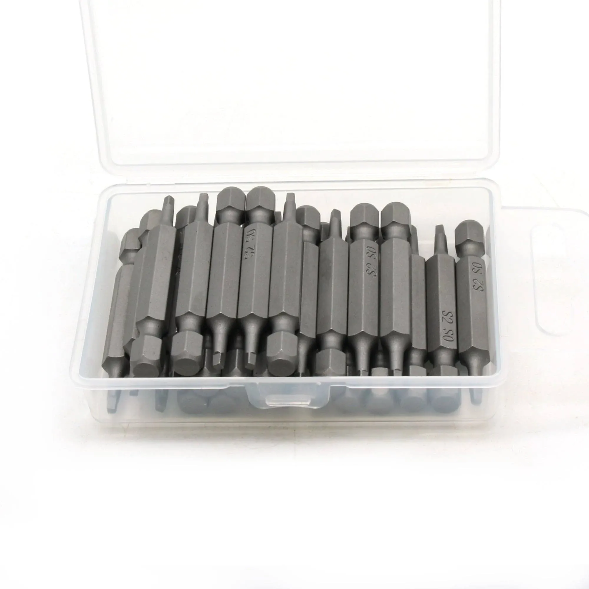 TEMO 25 PC #0 Square Robertson 2 inch (50mm) Screwdriver Insert Bits