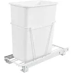 Rev-A-Shelf 30 Qrt Pull-Out Waste Container, Standard, White