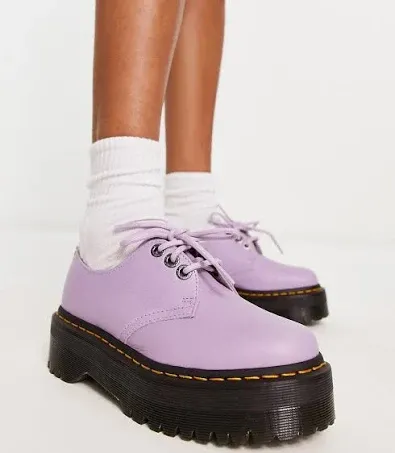 Shop Dr. Martens' 1461 Quad Ii Shoes In Lilac-purple