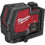 Milwaukee 3522-21 USB Rechargeable Green Cross Line Plumb Points Laser