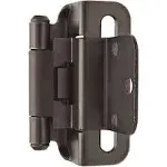 Amerock 3/8" Inset Self-Closing Partial Wrap Cabinet Hinge