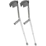 Medline Forearm Crutch 5 ft to 6 ft 2&#034; H Adult MDS805161