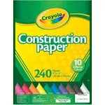 Crayola Construction Paper Pack, 9" x 12" - 240 sheets