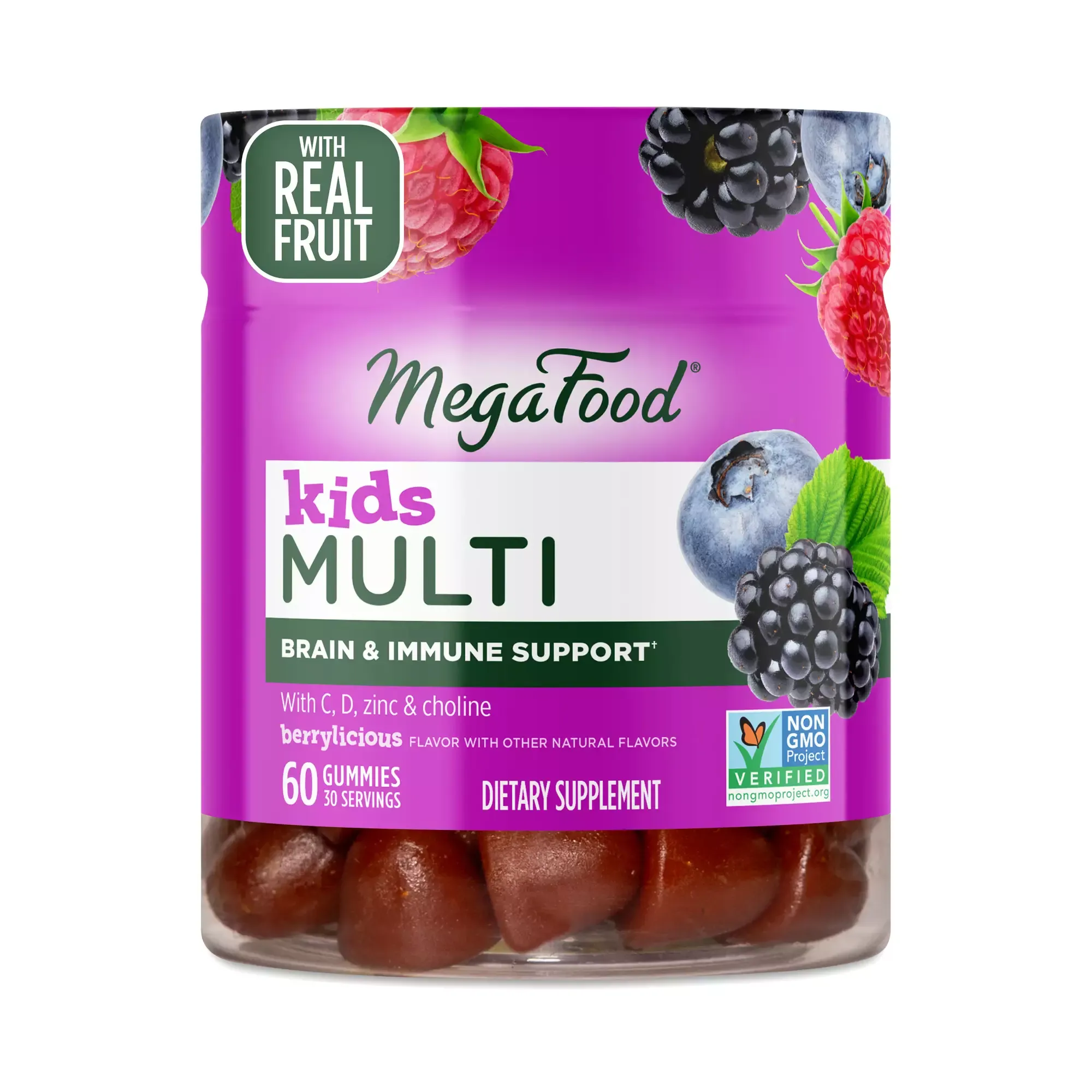 Kid's Multi Gummy Immune & Brain Support, Berrylicious