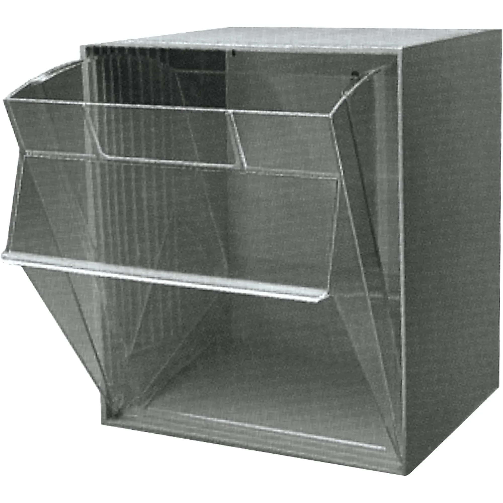 Quantum Storage Systems Qtb301gy Plastic Tip-Out Bin Gray