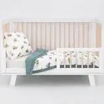 Little Unicorn Cotton Muslin Toddler Bedding Set - Work Trucks