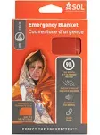 Survive Outdoors Longer 90% Reflective Emergency Blanket, Pack of 4, Adult Unisex, Orange