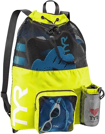 TYR Big Mesh Mummy Backpack - Yellow