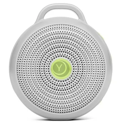 Yogasleep Hushh Portable White Noise Sound Sleep Sound Machine and Night Light for Babies, Gray