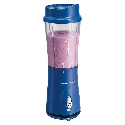 Hamilton Beach 51132 Single-Serve Blender with Travel Lid, Blue