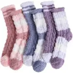 EBMORE Womens Fuzzy Socks Fleece Fluffy Cabin Plush Warm Sleep Soft Cozy Winter Adult Socks