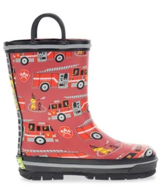 Western Chief Fire Truck Youth Boys' Rain Boot