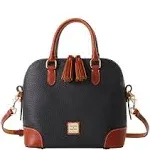 Dooney & Bourke Handbag, Pebble Grain Domed Satchel