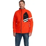 Mens Wengen Bandit Full Zip - Twisted Orange