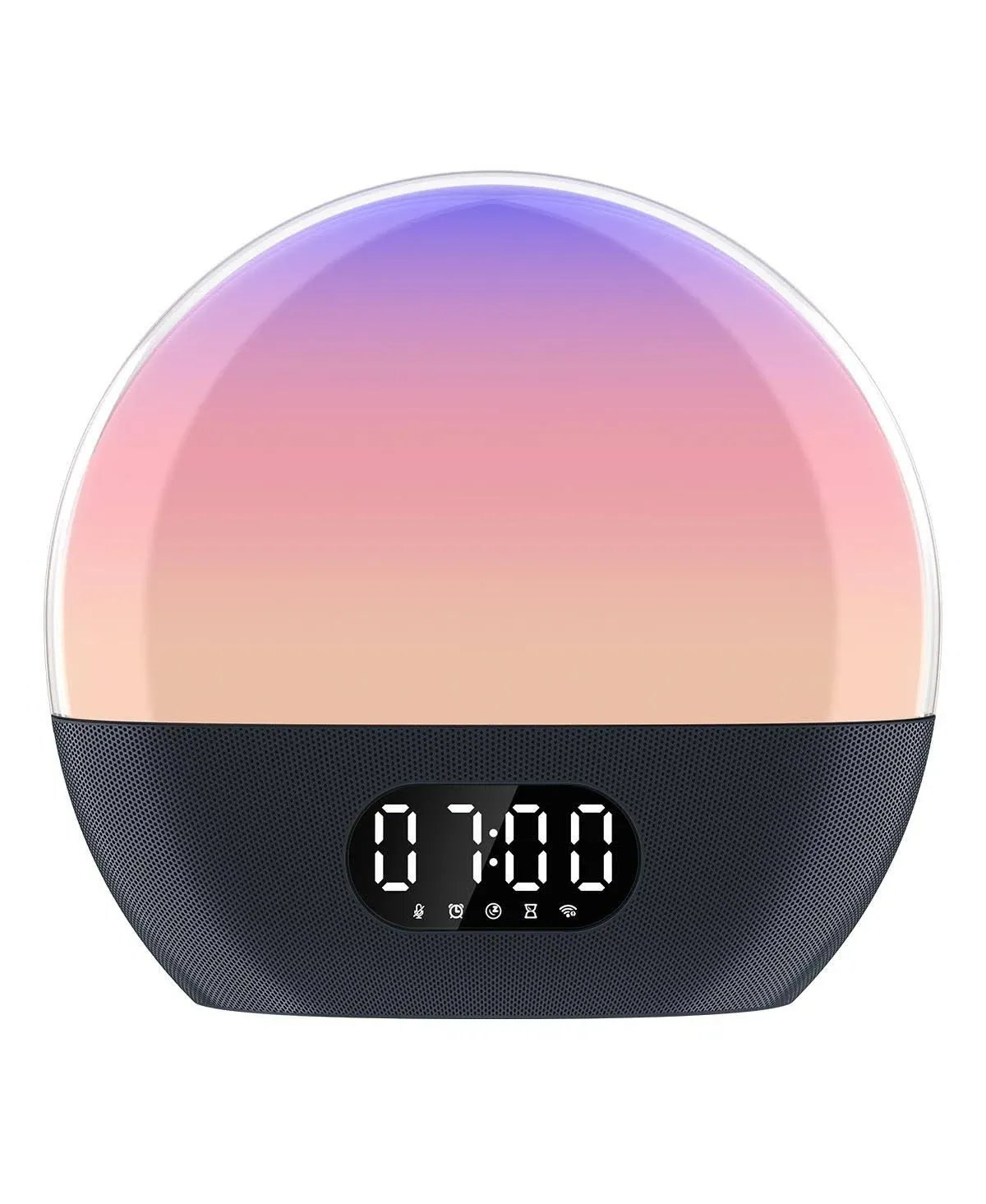 WiiM Wake-up Light All-in-One Sunrise Alarm Clock, Sound Machine, & Music ...