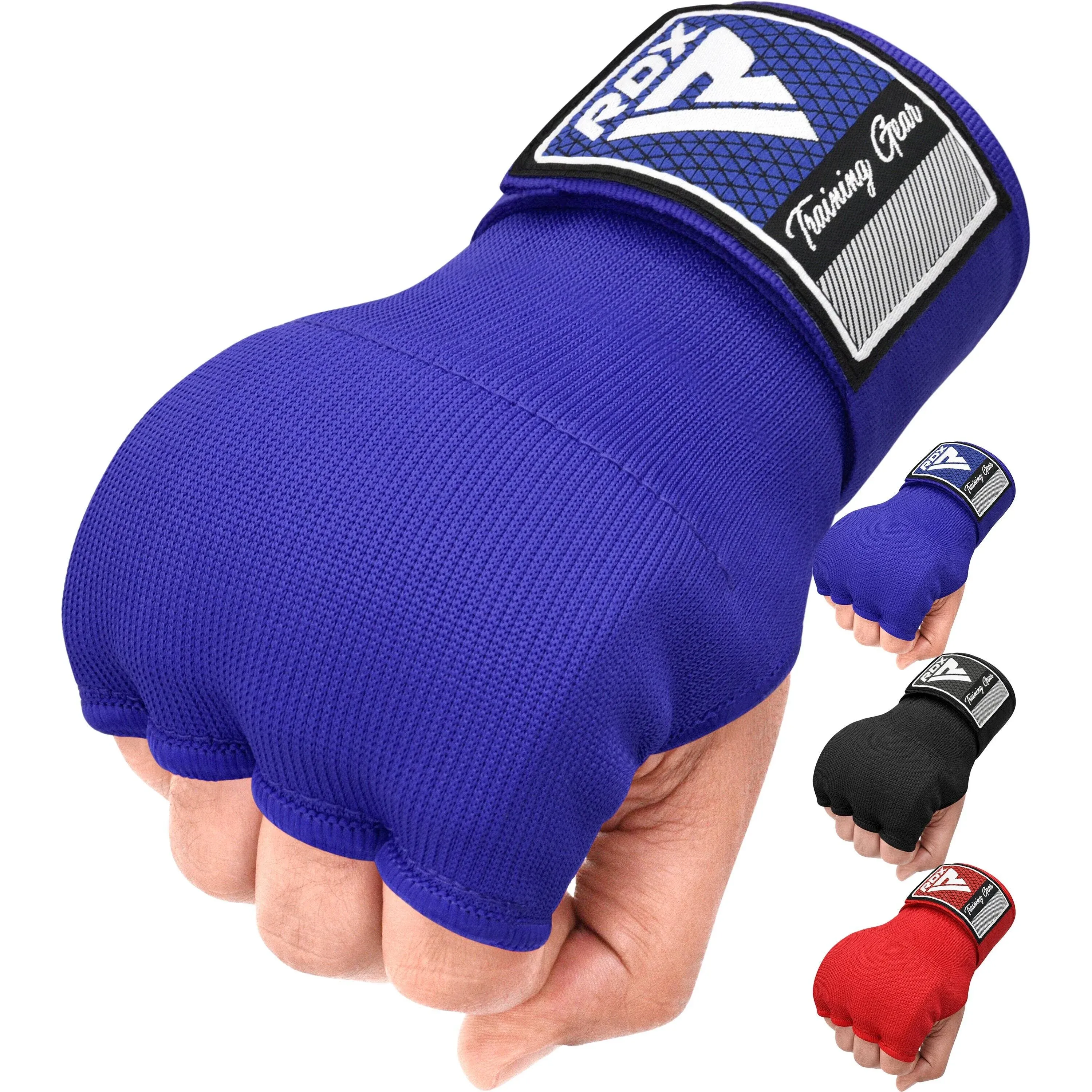 Gel Padded Inner Gloves Hook & Loop Wrist Strap for Knuckle Protection IS2