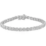 Effy Sterling Silver Diamond Tennis Bracelet