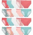 Fruit of the Loom Girls' Cotton Hipster Underwear (14 Pack)