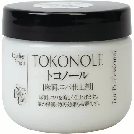 SEIWA Tokonol Leather Craft Finishing Agent for Leather Floors and Edges 120g