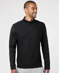 Adidas A295 - Performance Textured Quarter-Zip Pullover - Black L