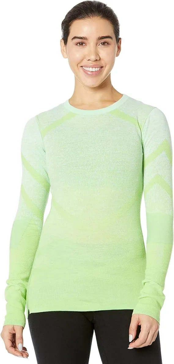 Smartwool Women's Intraknit Merino 200 Pattern Crew Merino Wool Base Layer