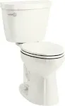 Kohler K-31621 Cimarron ComForteeight Two-Piece Elongated 1.28 gpf chair Height Toilet