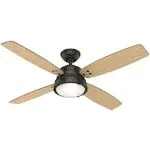 Hunter Wingate 52" LED Ceiling Fan - Noble Bronze - 59437