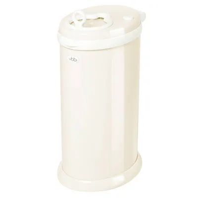 Ubbi Diaper Pail Steel White