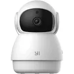 YI 2K Dome Security Camera, 2.4G Smart Indoor Pet Monitoring Cam with Night Vision, 2-Way Audio, Motion Detection, Phone APP, Compatible with Alexa and Google Assistant